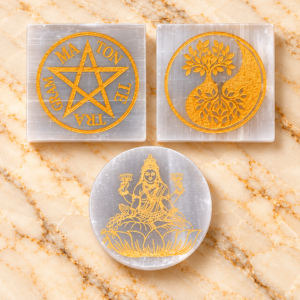 Selenite Carving Plate