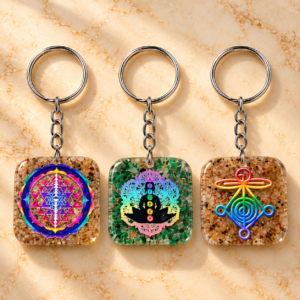 Organ Keychains With Reiki Symbol
