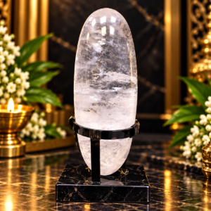 Clear Quartz Shivling