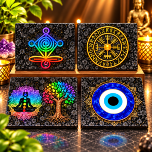 Flower Tourmaline Sticker Plate