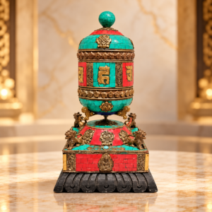 Nepali Actic Pieces With Coral And Turquoise Stone