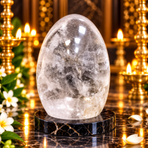 Clear Quartz Shivling