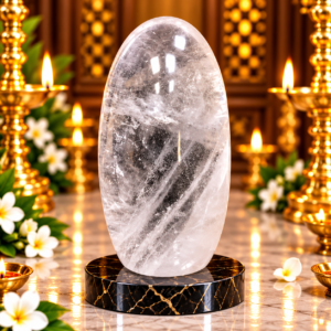 Clear Quartz Shivling