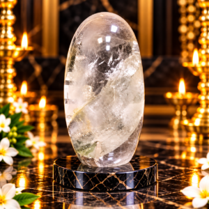 Clear Quartz Shivling