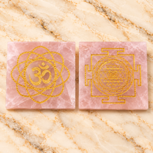 Rose Quartz Carving Plate