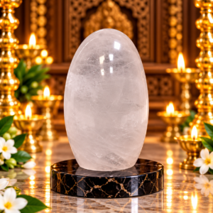 Clear Quartz Shivling