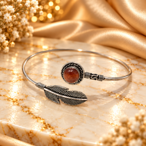 Yellow Tiger Eye Metal Kada