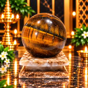 Tiger Eye Sphere