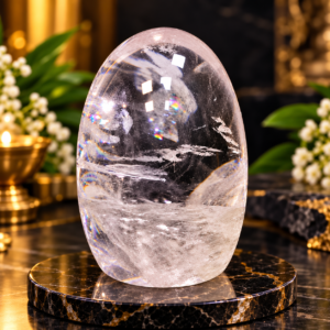 Clear Quartz Shivling