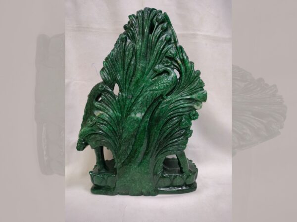 Lord Krishna Jii In Green Zade - Image 2
