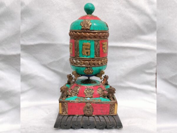 Nepali Actic Pieces With Coral And Turquoise Stone