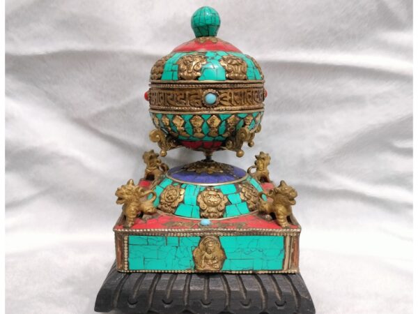 Nepali Actic Pieces With Lepis , Turquoise And Coral