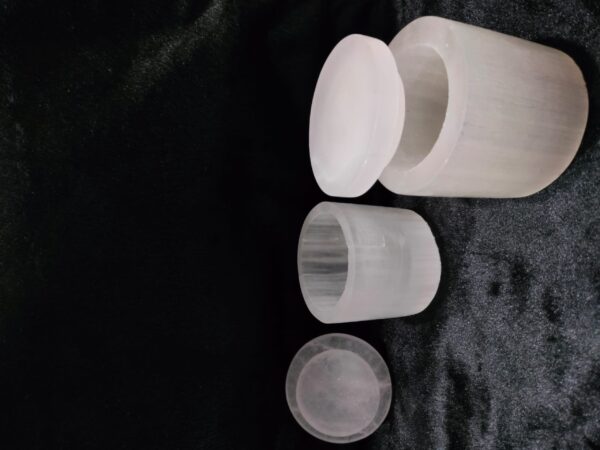 Selenite Round Box