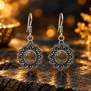 Labradorite Earing