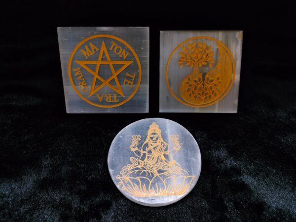 Selenite Carving Plate