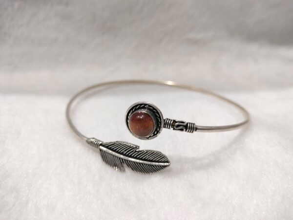 Yellow Tiger Eye Metal Kada
