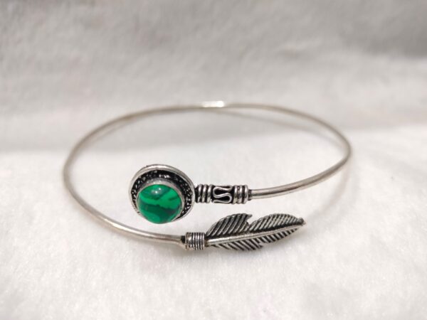 Malachite Metal Kada