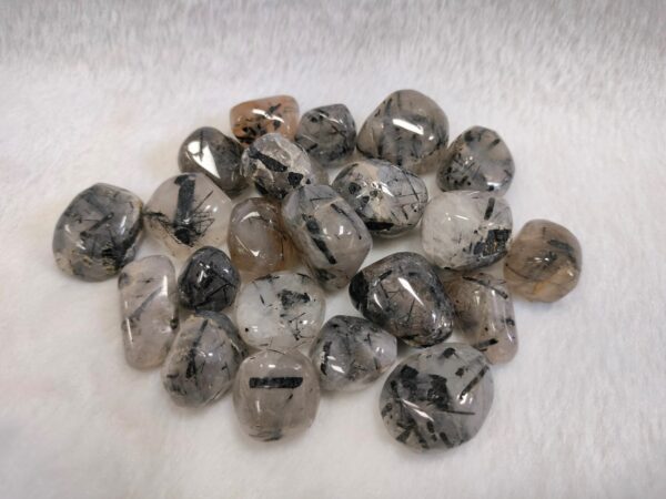 Black Rutile Tumble