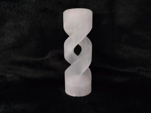 Selenite Spiral Candle
