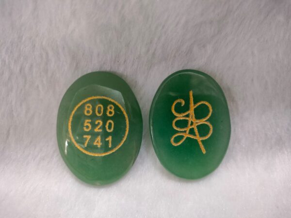 Green Avenchurine Zibu Coin