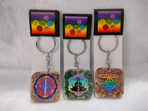 Organ Keychains With Reiki Symbol