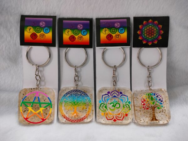 Organ Keychains With Reiki Symbol