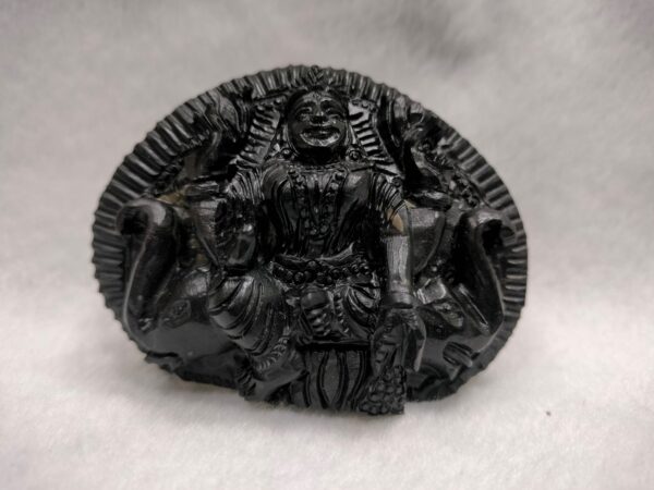 Laxmi Ji Hand Carved In Shaligram