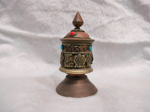 Nepali Metal Prayer Wheel