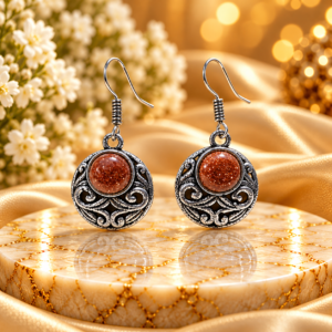 Sunstone Earing