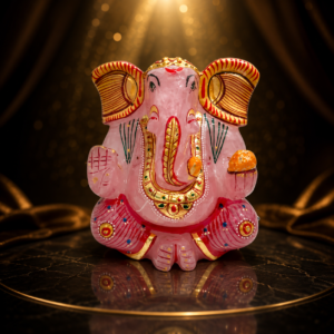 Rose Quartz Painting Ganesh