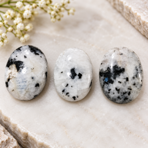 Rainbow Moonstone Palm Stone