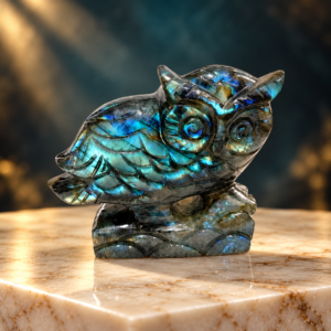 Labradorite Owl