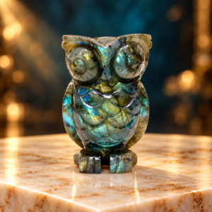 Labradorite Owl