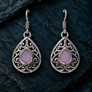 Rose Quartz Earing