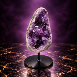 Amethyst Geode With Stand