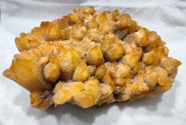 Yellow Quarts Geode