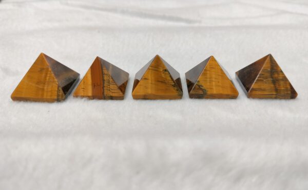 Tiger Eye Pyramid