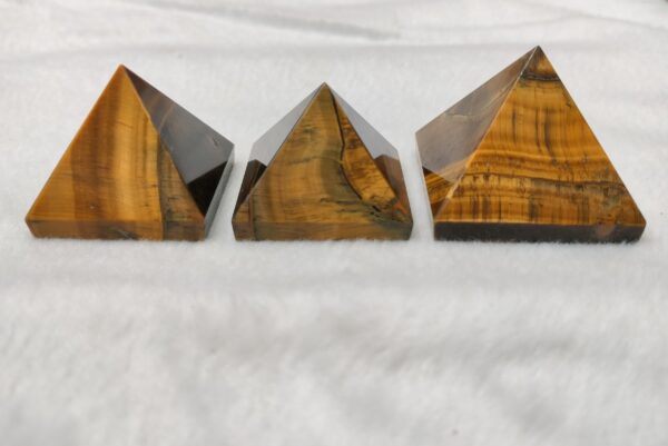 Tiger Eye Pyramid
