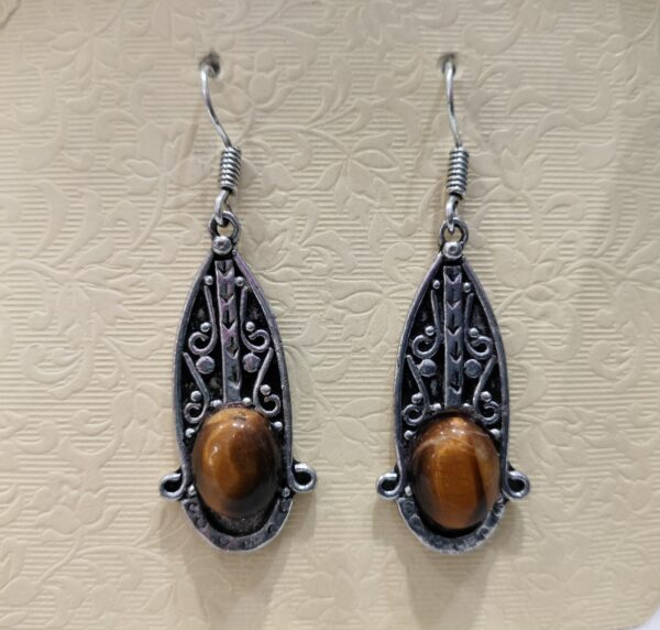 Tiger Eye Earing