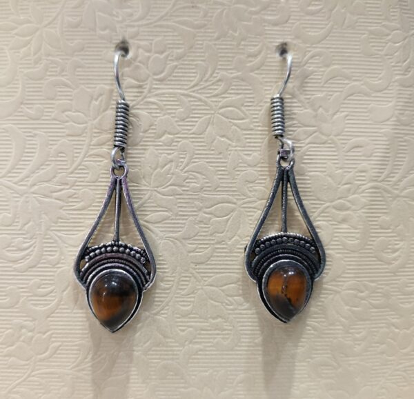 Tiger Eye Earing