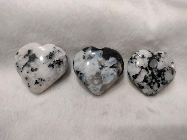 Rainbow Moonstone Heart