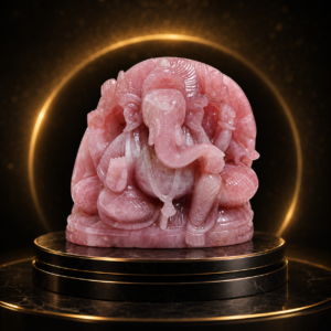 Rose Quartz Ganesh Ji