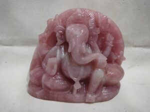 Rose Quartz Ganesh Ji