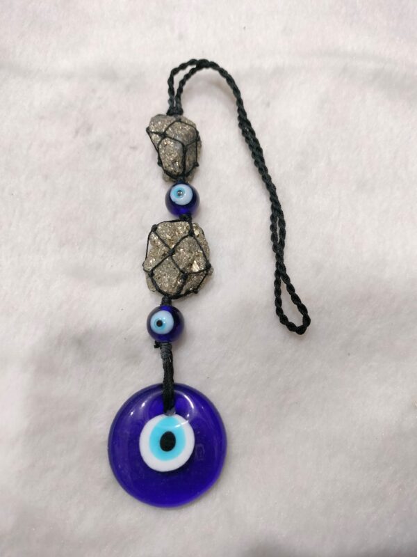Pyrite Hanging With Evil Eye