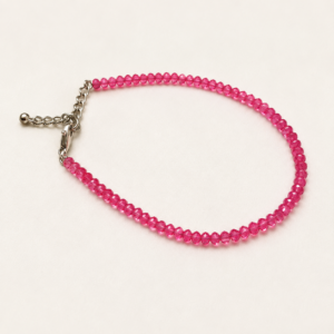 Strawberry Quartz Anklet
