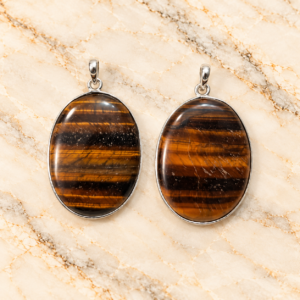 Tiger Eye Oval Pendant