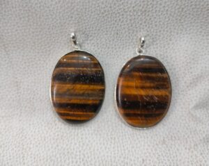 Tiger Eye Oval Pendant