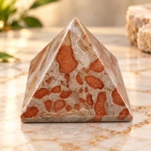 Dragon Jasper Pyramid