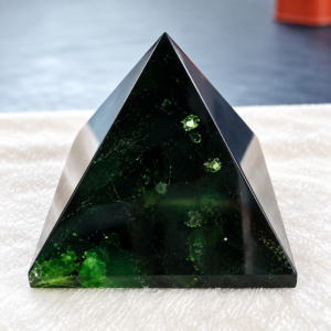 Green Obsidian Pyramid