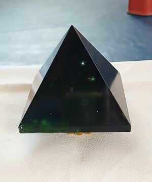 Green Obsidian Pyramid